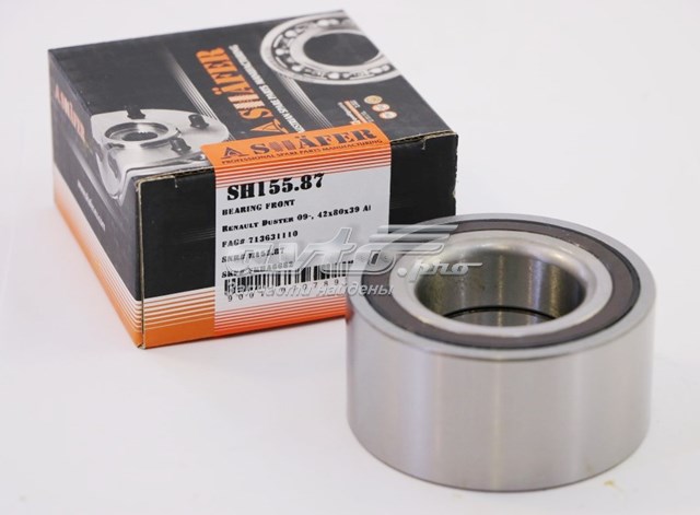 Rolamento de cubo dianteiro SH15587 Shafer