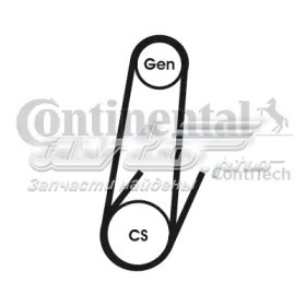 4PK592ELAST Continental/Siemens Correia dos conjuntos de transmissão