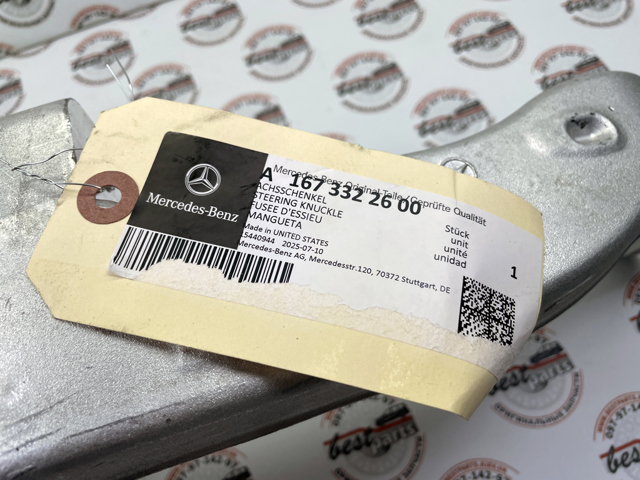 A1673322600 Mercedes Pino moente (extremidade do eixo) dianteiro direito