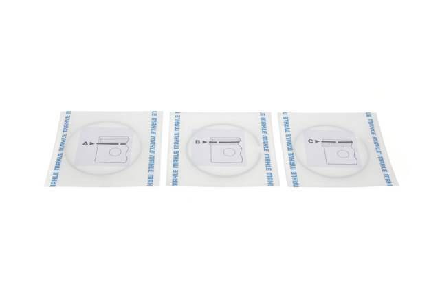 028RS101250N0 Mahle Original Anéis do pistão para 1 cilindro, STD.
