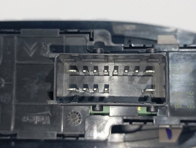96751129ZD Peugeot/Citroen Unidade de botões dianteira esquerda de controlo de elevador de vidro