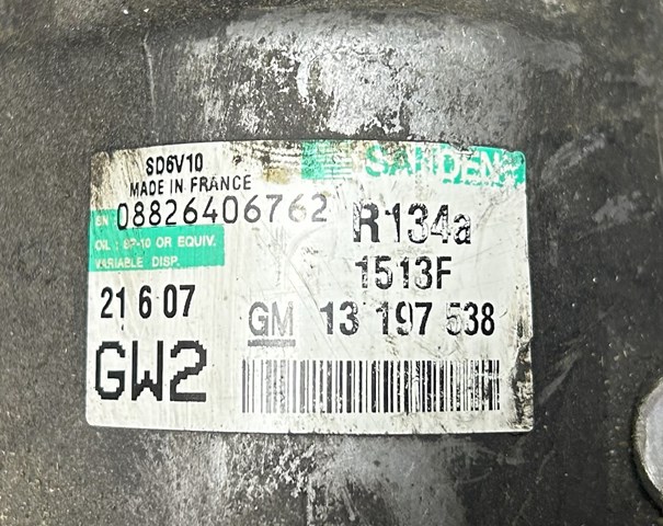 Compressor de aparelho de ar condicionado General Motors 13197538 preço, a partir de 21,94 USD