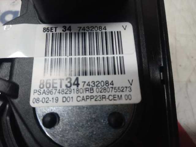 Compre 9674829180 Opel Pedal de gás (de acelerador)