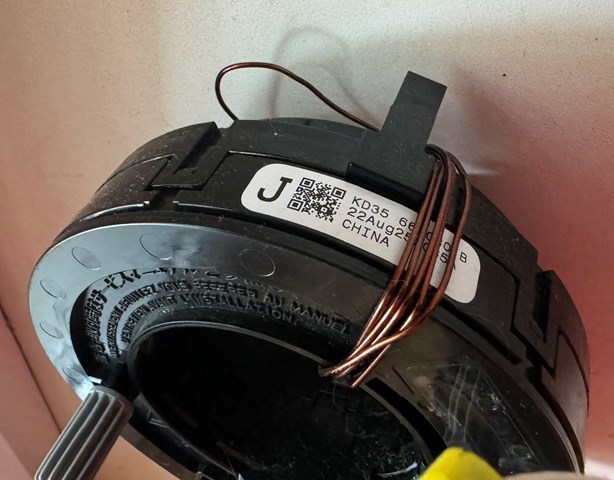Anel AIRBAG de contato, cabo plano do volante KD3566CS0B Mazda