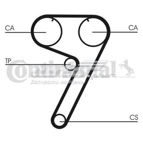Compre CT670 Continental/Siemens Correia do mecanismo de distribuição de gás