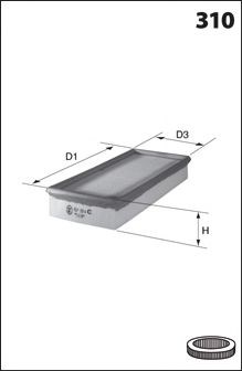 ELP9470 Mecafilter Filtro de ar
