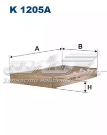 Filtro de salão Filtron K1205A preço, a partir de 20,09 USD