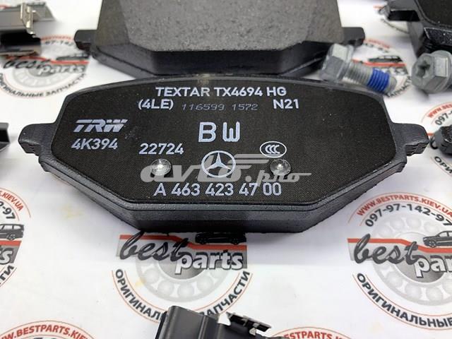 Sapatas do freio traseiras de disco Mercedes A0004203805 preço, a partir de 55,92 USD