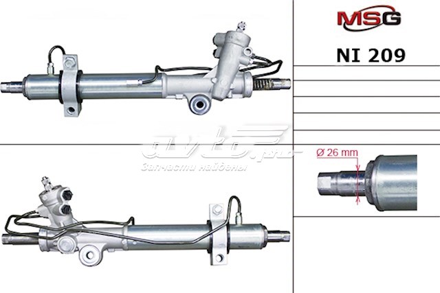 Cremalheira da direção Nissan/Infiniti 49001CC20B preço, a partir de 135,67 USD