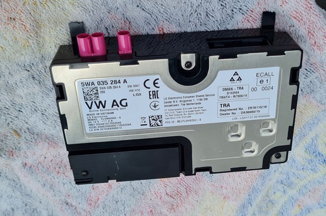  Unidade de conforto Volkswagen Golf VIII carrinha (CG5, DB5) (2020 - 2026) VIII