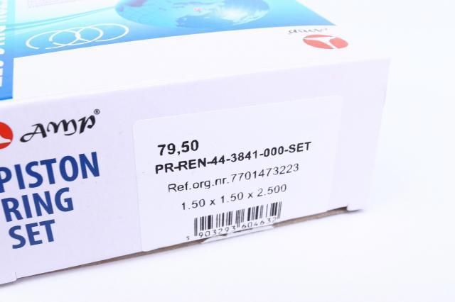 Anéis do pistão para 1 cilindro, STD. PRREN443841000SET AMP/Paradowscy