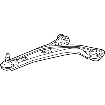 4877742AD Chrysler Braço oscilante inferior direito de suspensão dianteira