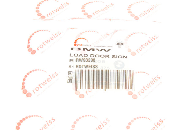 Emblema da capota RWS3208 Rotweiss