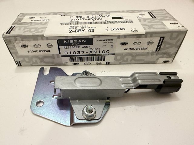 Resistor de bloco de controlo da Caixa Automática de Mudança 31037AN100 Nissan/Infiniti