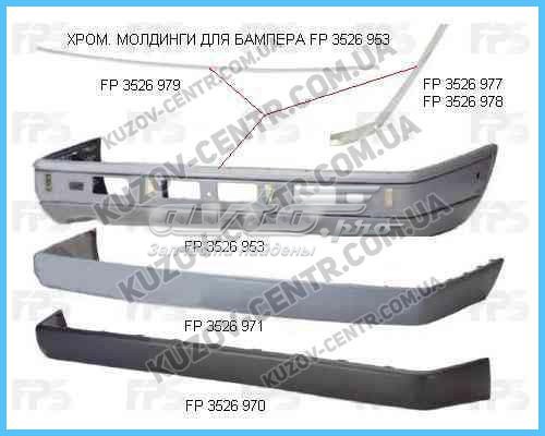 Moldura central do pára-choque traseiro FPS FP3526979P preço, a partir de 38,84 USD