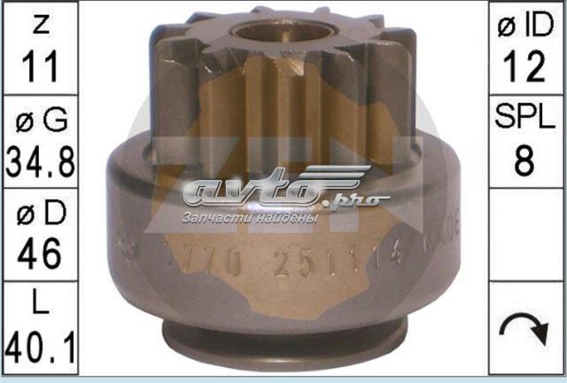 Roda-livre do motor de arranco ZEN ZN1770
