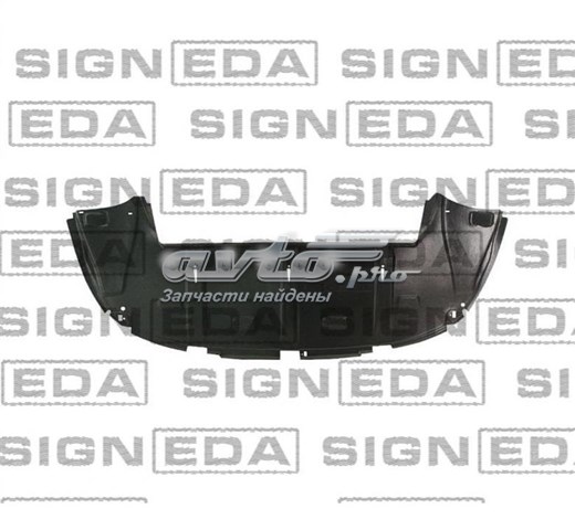 Spoiler do pára-choque dianteiro PCT60006B Signeda