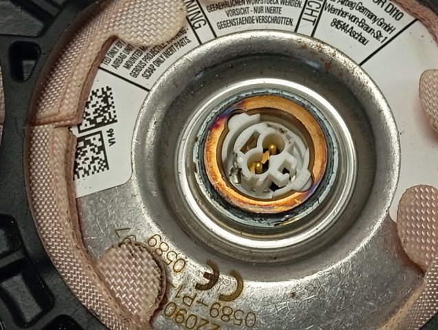 98185172ZD Peugeot/Citroen Cinto de segurança (AIRBAG) de condutor