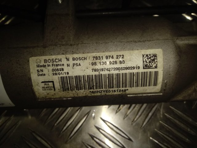 Cremalheira da direção 9813692680 Peugeot/Citroen