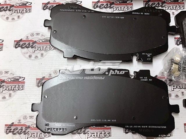 4M0698151AK VAG Sapatas do freio dianteiras de disco