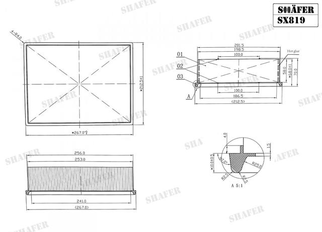 Filtro de ar Shafer SX819 preço, a partir de 9,53 USD