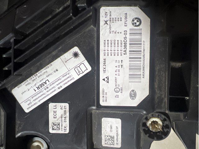 Luz esquerda BMW 63119479267 preço, a partir de 3654,16 USD