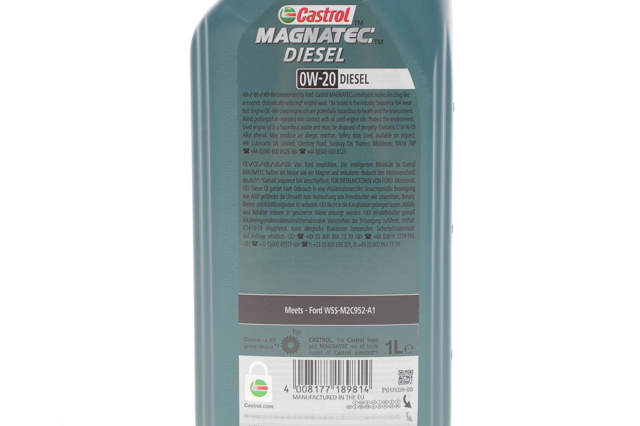 Óleo para motor 15F73D Castrol