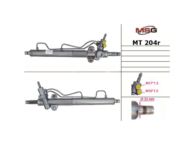 Cremalheira da direção MT204R MSG Rebuilding