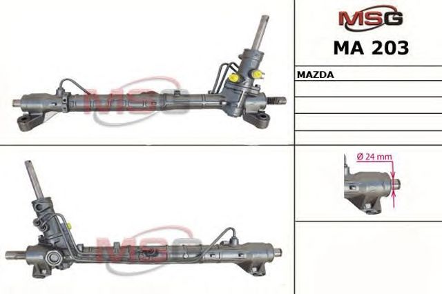 MA203 MSG Cremalheira da direção