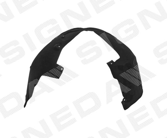 Guarda-barras direito do pára-lama dianteiro para Tesla Model X  