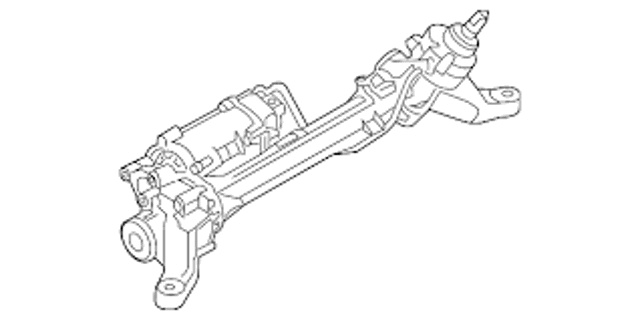 LR178238 Land Rover Cremalheira da direção