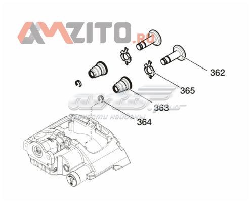 Compre 0980107631 BPW Kit de reparação de suporte do freio traseiro