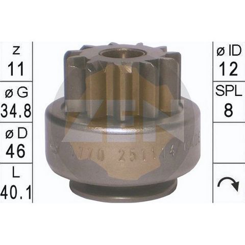 Compre ZN1770 ZEN Roda-livre do motor de arranco