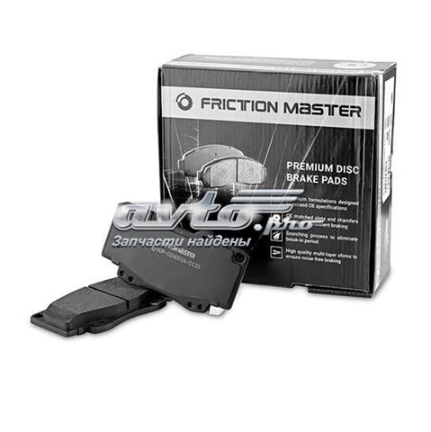 MKD1633 Friction Master Sapatas do freio dianteiras de disco