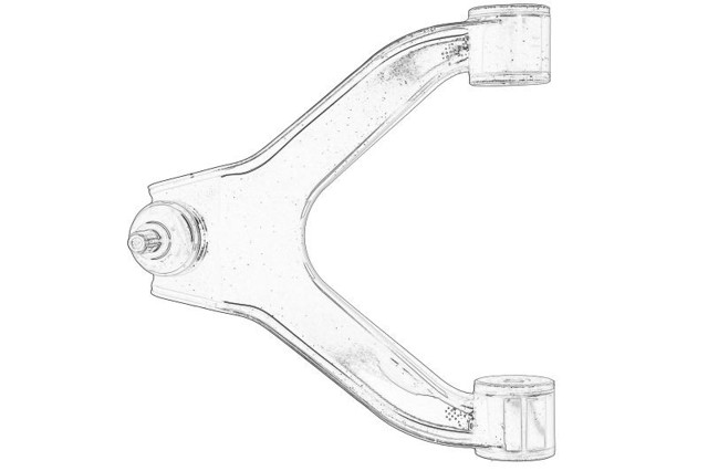Braço oscilante superior esquerdo/direito de suspensão dianteira 5801564293 Iveco