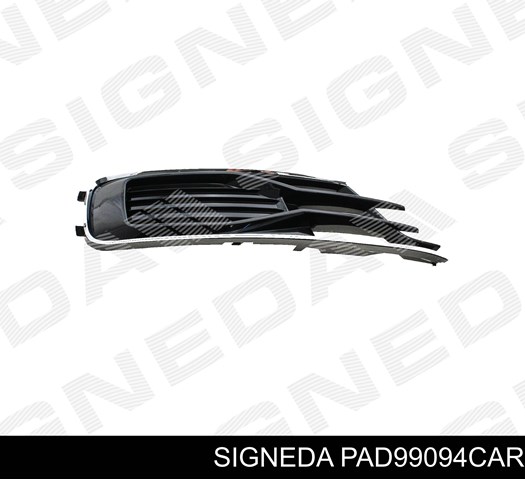 Grelha inferior do pára-choque dianteiro 4G0807648T94 VAG