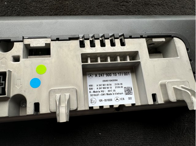 Mostrador multifuncional Mercedes A247900151780 preço, a partir de 587,12 USD
