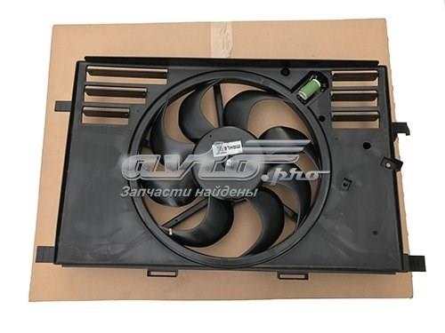 68363855AA Chrysler Difusor do radiador de esfriamento, montado com motor e roda de aletas