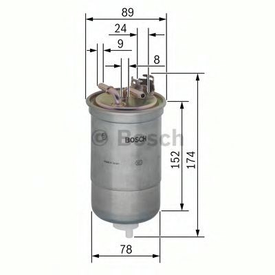 Compre 450906322 Bosch Filtro de combustível