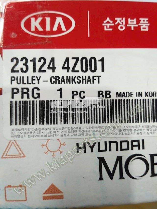 231244Z001 Hyundai/Kia Polia de cambota
