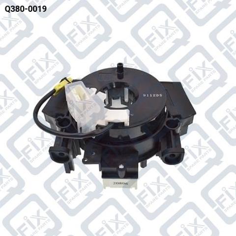 Q3800019 Q-fix Anel AIRBAG de contato, cabo plano do volante