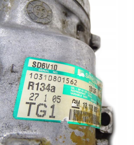 Compressor de aparelho de ar condicionado 13106850 General Motors