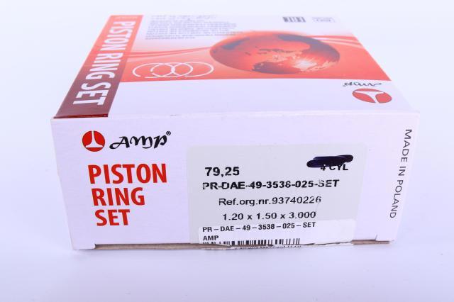 PRDAE493538025SET AMP/Paradowscy Kit de anéis de pistão de motor, 1ª reparação ( + 0,25)