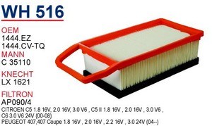 WH516 Wunder Filtro de ar