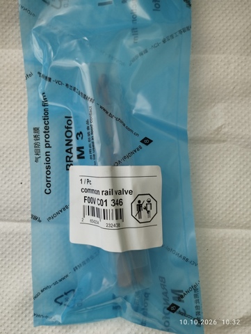 Compre F00VC01346 Bosch Válvula do injetor