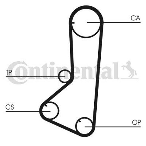 Correia do mecanismo de distribuição de gás, kit Continental/Siemens CT801K1 preço, a partir de 68,71 USD
