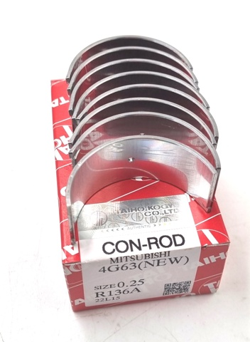 Folhas inseridas de cambota de biela, kit, 1ª reparação ( + 0,25) R136A025 Taiho