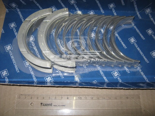 77264624 Kolbenschmidt Folhas inseridas principais de cambota, kit, 2ª reparação ( + 0,50)