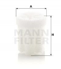 Compre U100310 Mann-Filter Filtro ad blue