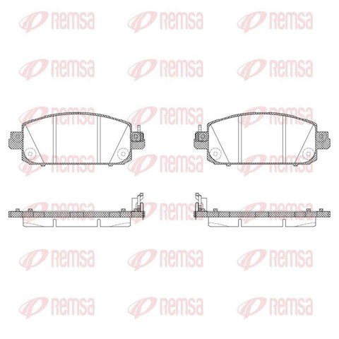 Sapatas do freio dianteiras de disco Nissan/Infiniti D10606LE0A preço, a partir de 97,32 USD